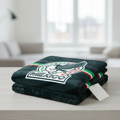 Soccer Mexico (FMF) Micro Plush Throw Blanket, 24 pcs per case 8615 - Officially Licensed My Store Fan Gear - Apparel category - Fan Trendz