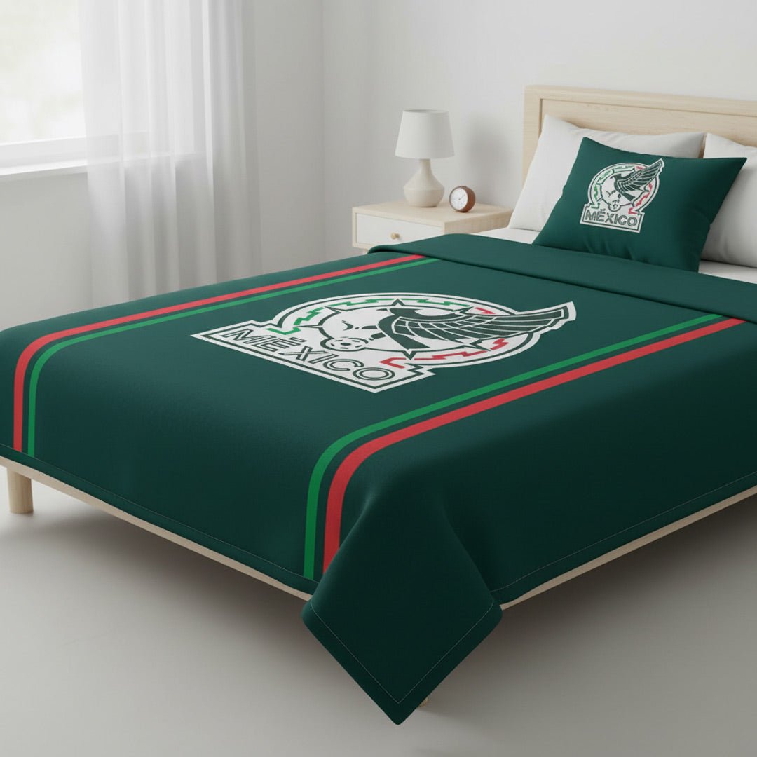 Soccer Mexico (FMF) Reversible Blanket twin size - Officially Licensed My Store Fan Gear - Apparel category - Fan Trendz