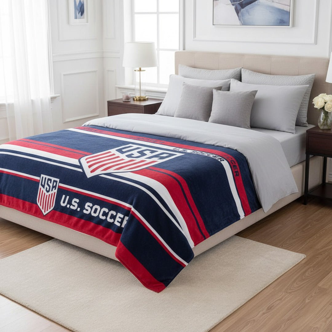 Soccer MLS US Mens Team Soccer, Micro Plush Blanket, 50x60" - Officially Licensed My Store Fan Gear - Apparel category - Fan Trendz