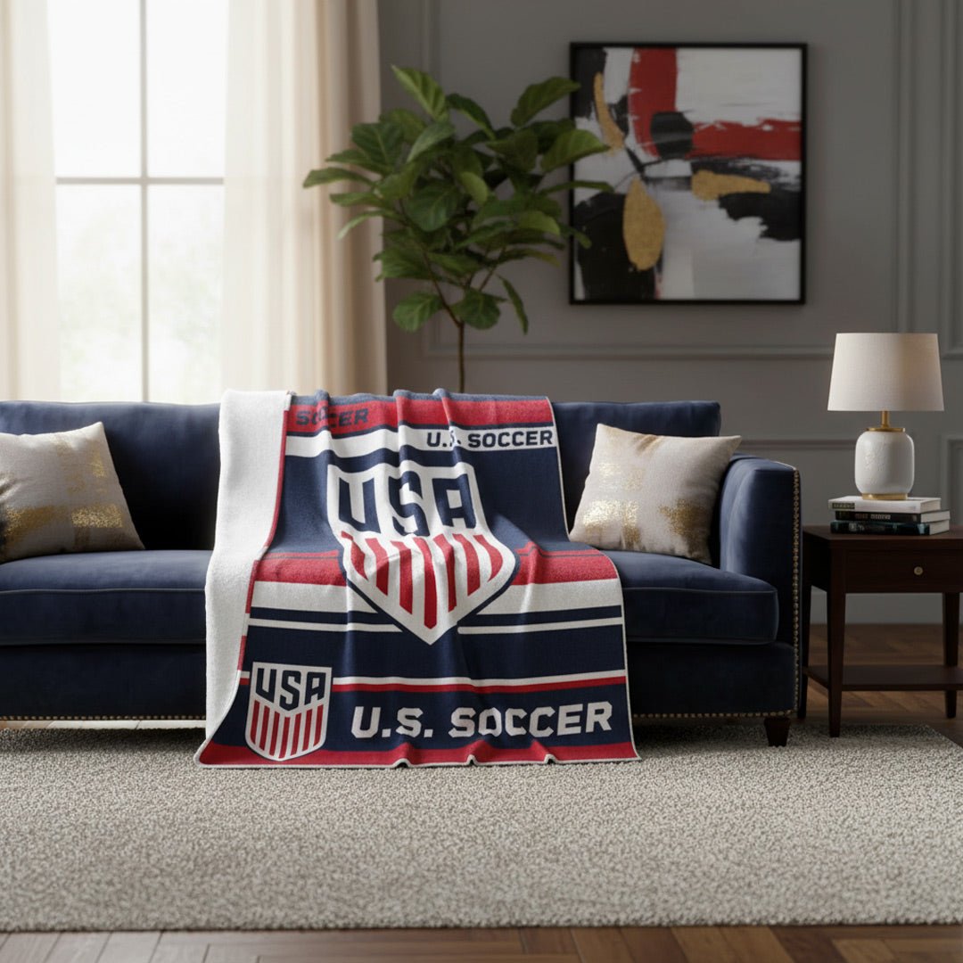 Soccer MLS US Mens Team Soccer, Micro Plush Blanket, 50x60" - Officially Licensed My Store Fan Gear - Apparel category - Fan Trendz