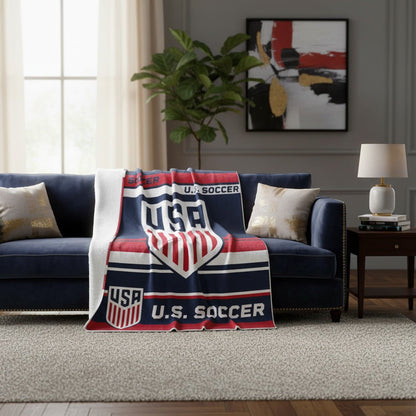Soccer MLS US Mens Team Soccer, Micro Plush Blanket, 50x60" - Officially Licensed My Store Fan Gear - Apparel category - Fan Trendz