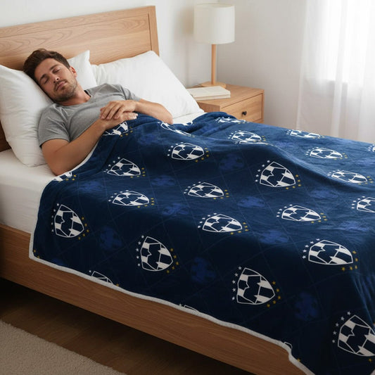 Soccer Monterrey Rayados Queen Size Reversible Blanket - Fan Trendz
