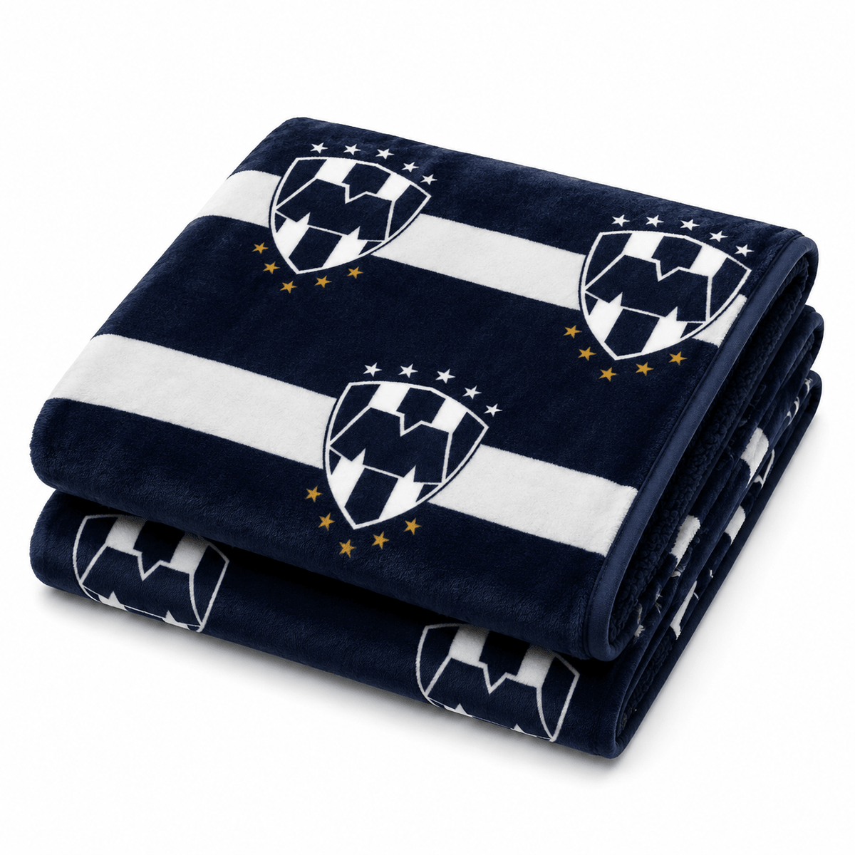 Soccer Monterrey Rayados Sherpa (Borrego) Lined Throw Blanket - Officially Licensed My Store Fan Gear - Apparel category - Fan Trendz
