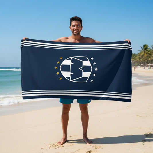 Soccer Monterrey Rayados, Sideline, 30x60" Beach Towel - Fan Trendz