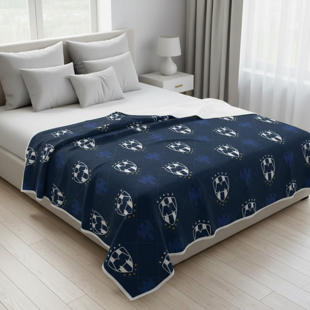 Soccer Monterrey Rayados twin size Reversible Blanket - Officially Licensed My Store Fan Gear - Apparel category - Fan Trendz
