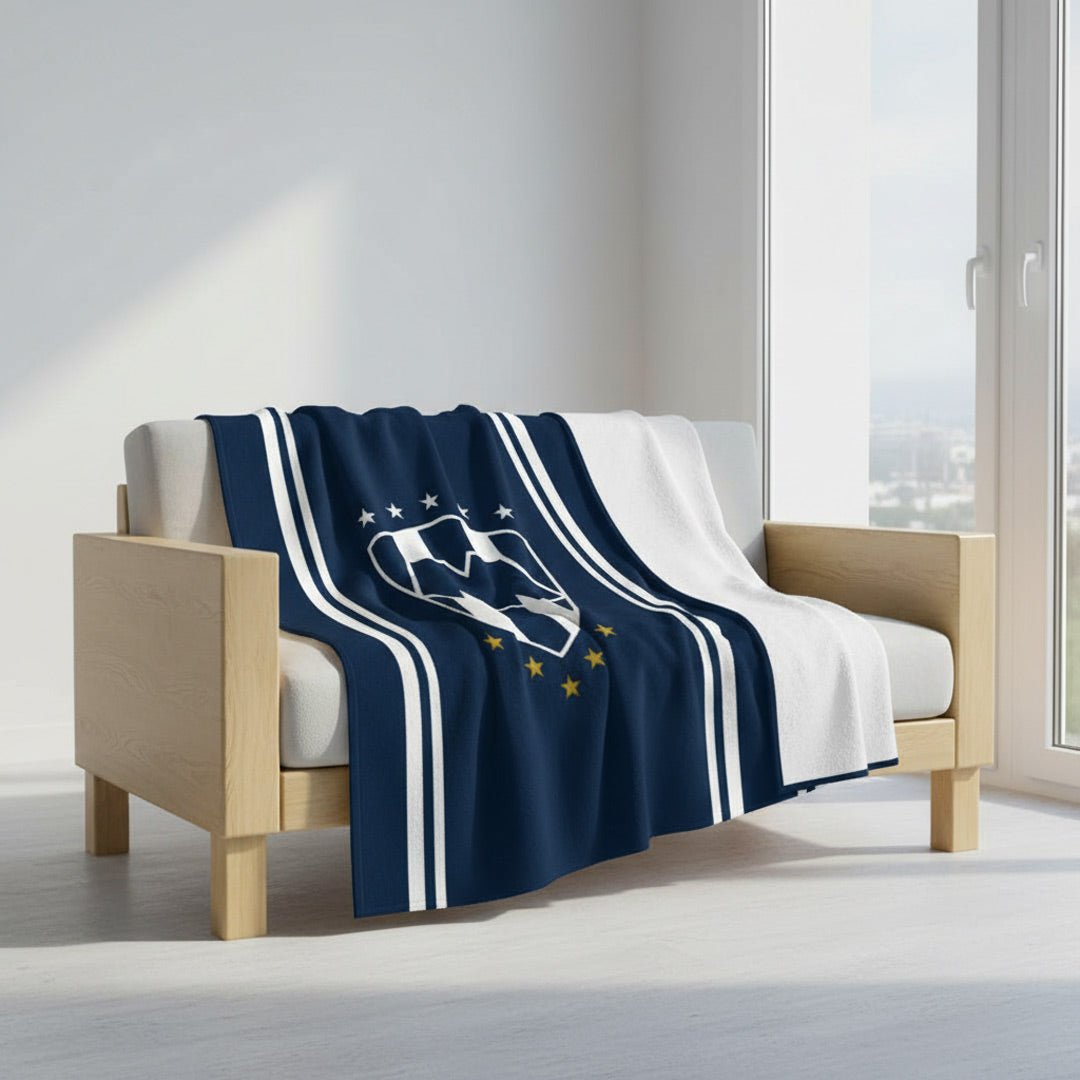 Soccer Monterrey Rayados twin size Reversible Blanket - Officially Licensed My Store Fan Gear - Apparel category - Fan Trendz
