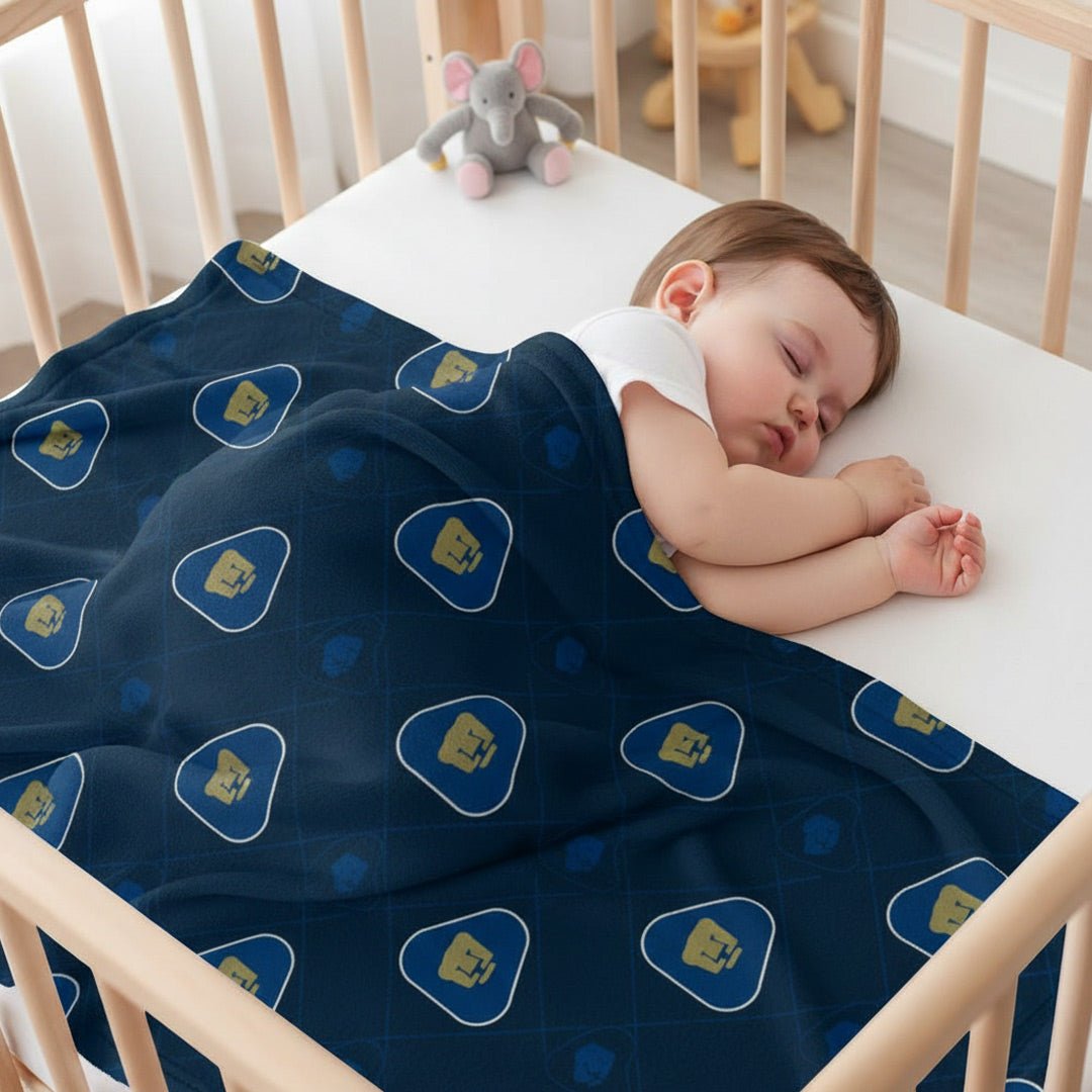Soccer Pumas Baby Reversible Blanket - Officially Licensed My Store Fan Gear - Apparel category - Fan Trendz
