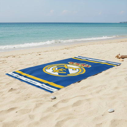 Soccer Real Madrid, Defender, 30x60" Beach Towel - Officially Licensed My Store Fan Gear - Apparel category - Fan Trendz