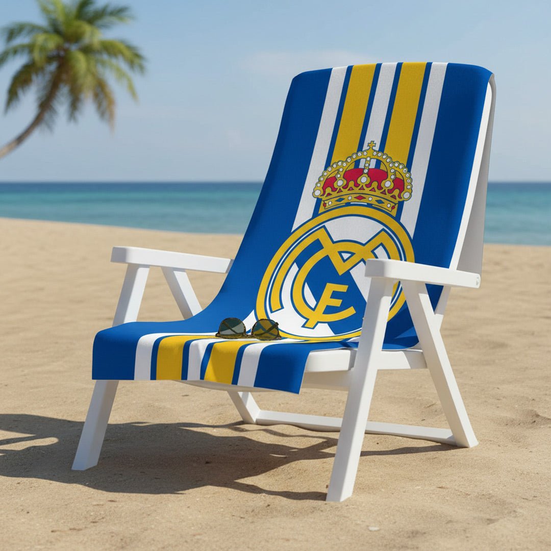 Soccer Real Madrid, Runaway, 30x60" Beach Towel - Officially Licensed My Store Fan Gear - Apparel category - Fan Trendz