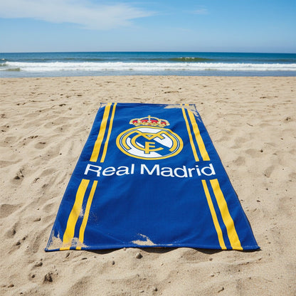 Soccer Real Madrid, Sideline, 30x60" Beach Towel - Officially Licensed My Store Fan Gear - Apparel category - Fan Trendz