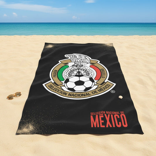 Soccer Seleccion Mexico 09 Beach Towel, 30x60" - Fan Trendz