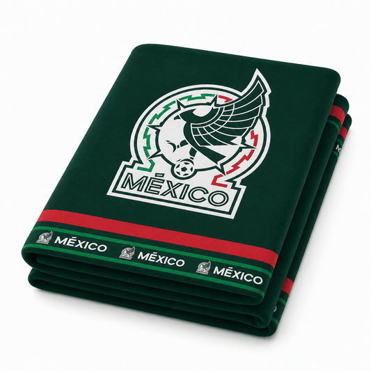 Soccer Seleccion Mexico Defender Beach Towel - Officially Licensed My Store Fan Gear - Apparel category - Fan Trendz